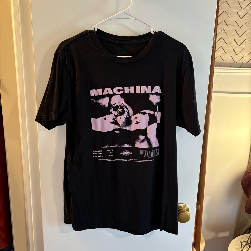 Machina Black Tee Shirt